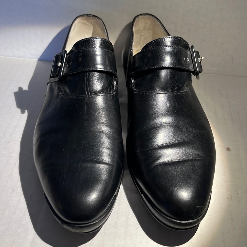 Vintage Black leather Giorgio Armani women’s Dress shoes